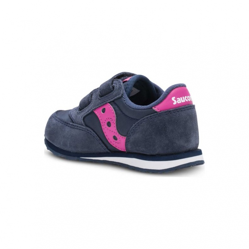 Navy Saucony Baby Jazz Hook & Loop Little Kids' Sneakers | PHILIPPINES-AGQ