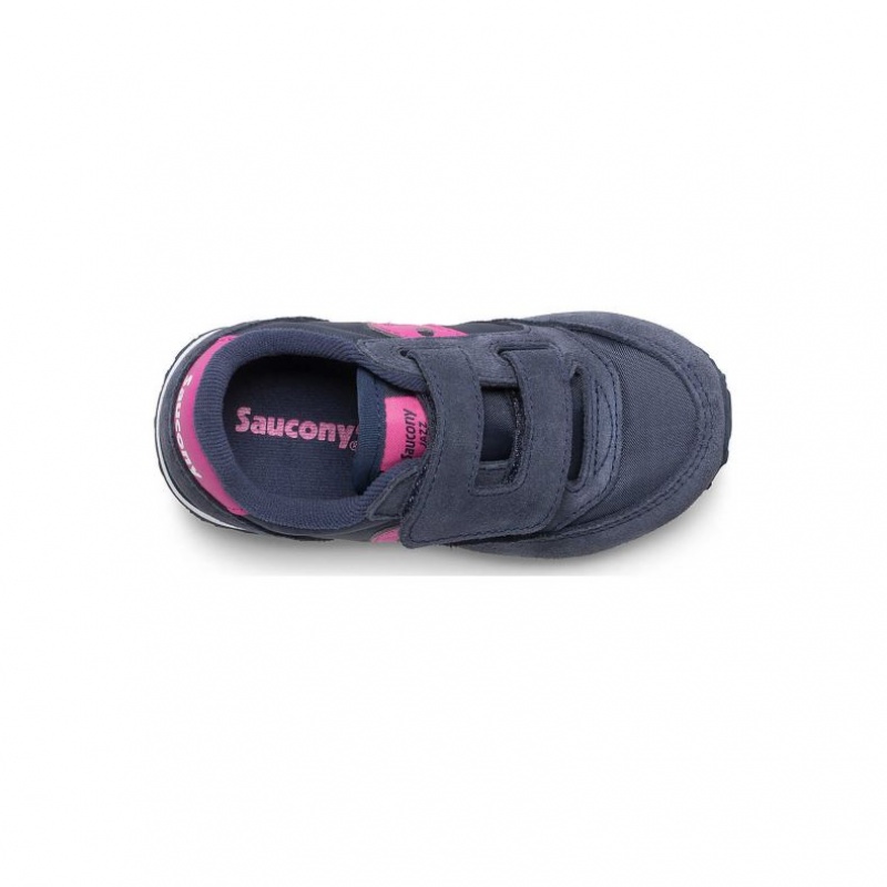 Navy Saucony Baby Jazz Hook & Loop Little Kids' Sneakers | PHILIPPINES-AGQ