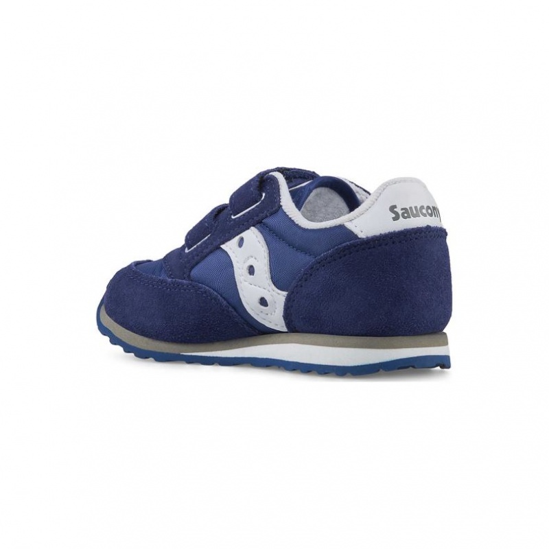 Navy Saucony Baby Jazz Hook & Loop Little Kids' Sneakers | PHILIPPINES-MVU