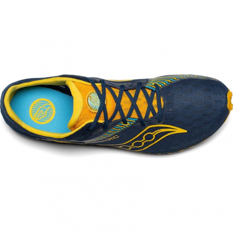 Navy Saucony Kilkenny XC9 Men's Spikes | PHILIPPINES-UVP