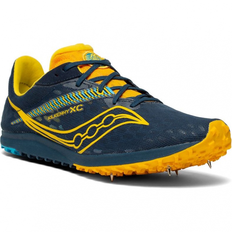 Navy Saucony Kilkenny XC9 Men's Spikes | PHILIPPINES-UVP