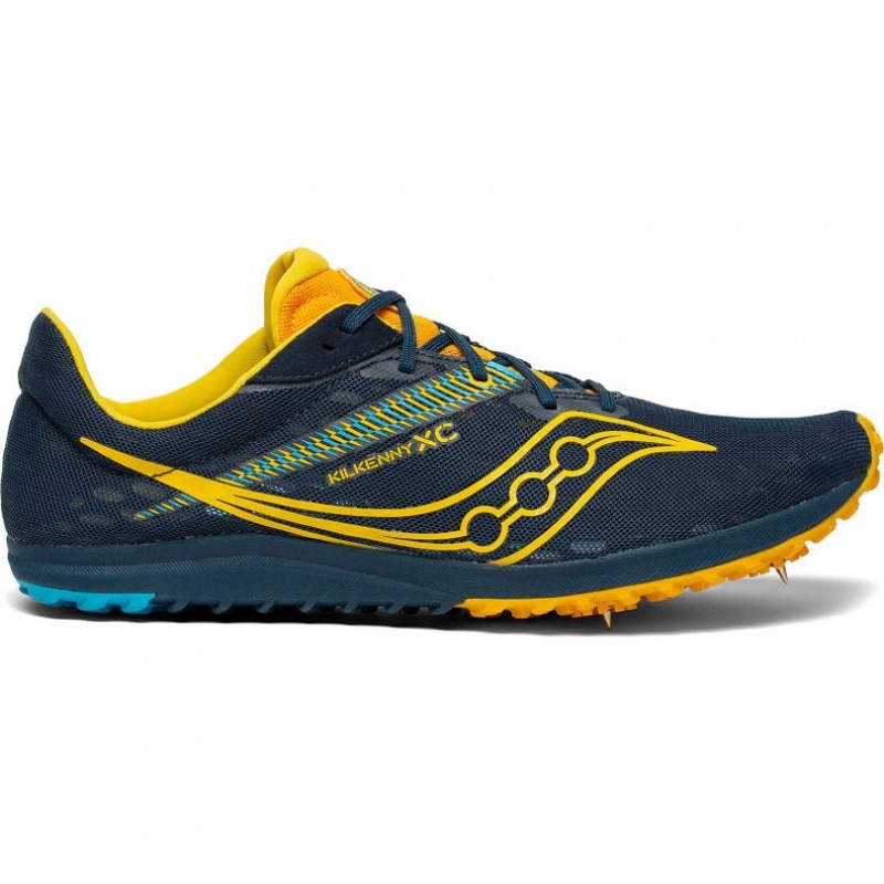 Navy Saucony Kilkenny XC9 Men\'s Spikes | PHILIPPINES-UVP