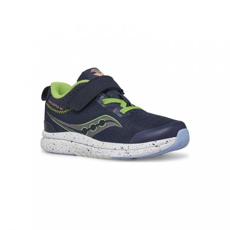 Navy Saucony Kinvara 14 A/C Jr. Little Kids' Sneakers | PHILIPPINES-HNY