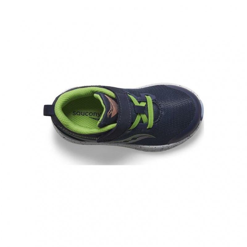 Navy Saucony Kinvara 14 A/C Jr. Little Kids' Sneakers | PHILIPPINES-HNY