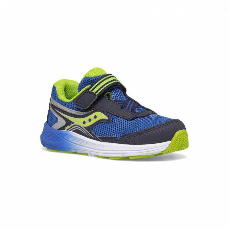 Navy / Green Saucony Ride 10 Jr. Big Kids' Sneakers | PHILIPPINES-MOP