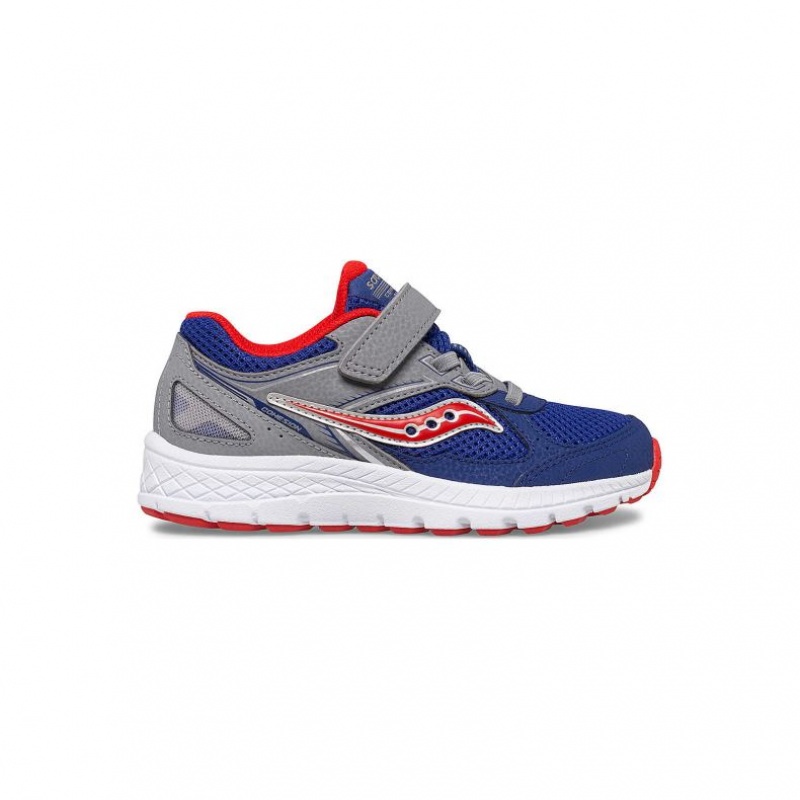 Navy / Grey Saucony Cohesion 14 A/C Big Kids\' Sneakers | PHILIPPINES-PRT