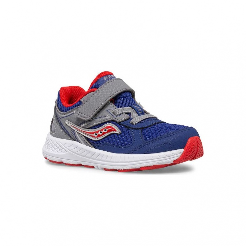 Navy / Grey Saucony Cohesion 14 A/C Jr. Little Kids' Sneakers | PHILIPPINES-PRX