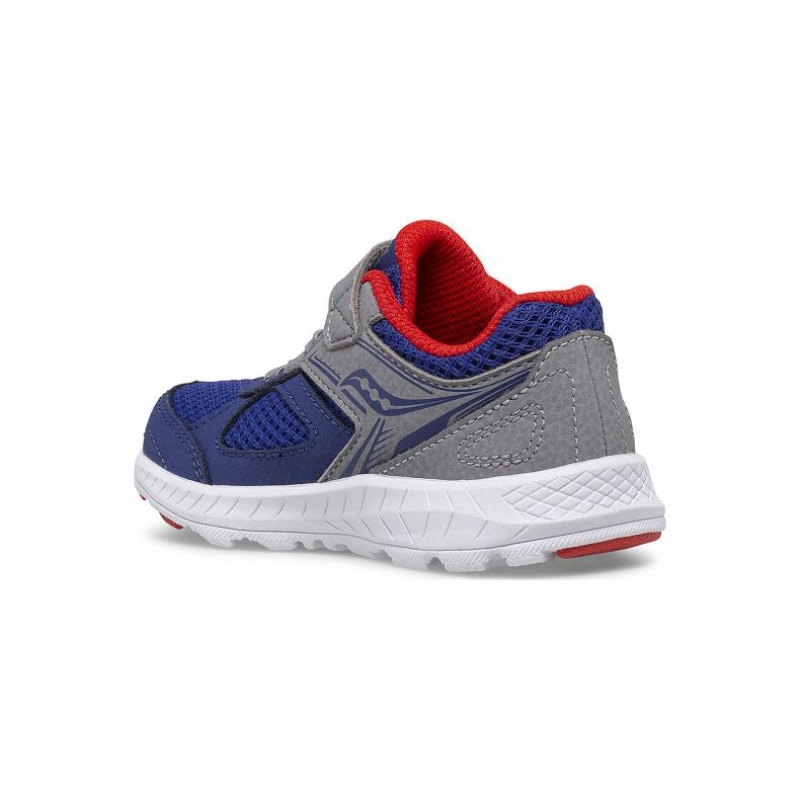 Navy / Grey Saucony Cohesion 14 A/C Jr. Little Kids' Sneakers | PHILIPPINES-PRX