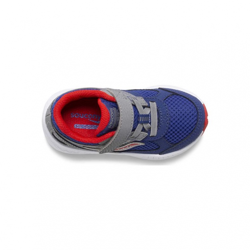 Navy / Grey Saucony Cohesion 14 A/C Jr. Little Kids' Sneakers | PHILIPPINES-PRX