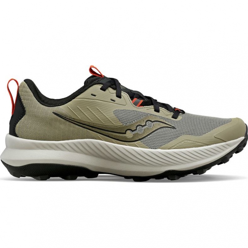 Olive Saucony Blaze TR Men\'s Trail Running Shoes | PHILIPPINES-WNE