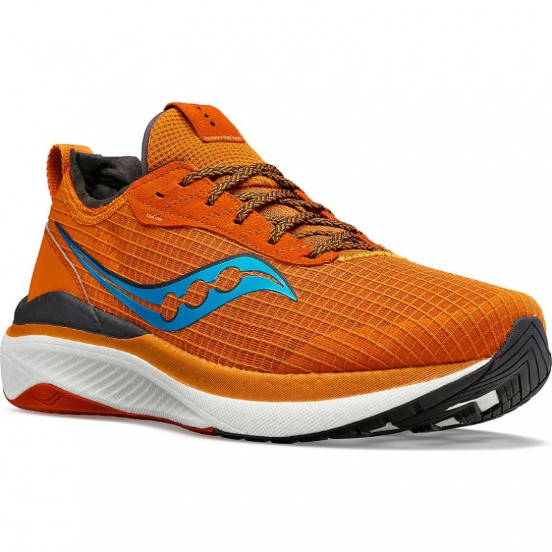 Orange Saucony Freedom Crossport Men's Running Shoes | PHILIPPINES-ERW