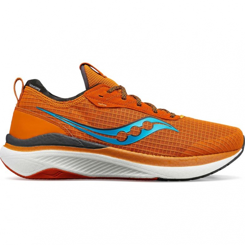 Orange Saucony Freedom Crossport Men\'s Running Shoes | PHILIPPINES-ERW