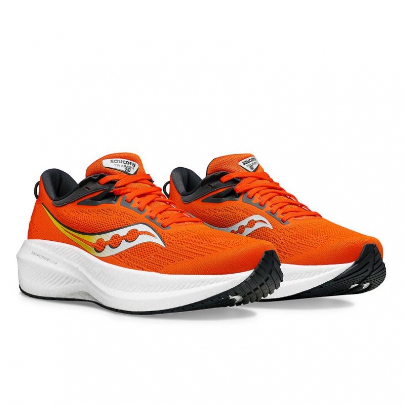 Orange Saucony Triumph 21 Men's Running Shoes | PHILIPPINES-DJB