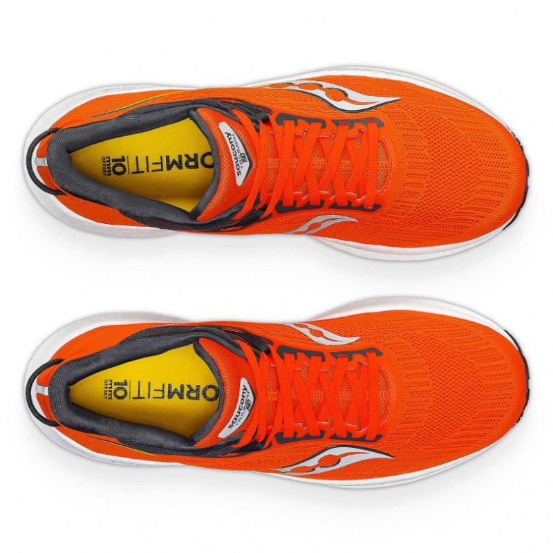 Orange Saucony Triumph 21 Men's Running Shoes | PHILIPPINES-DJB