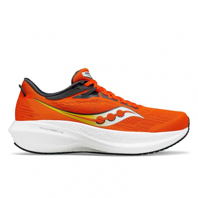 Orange Saucony Triumph 21 Men\'s Running Shoes | PHILIPPINES-DJB