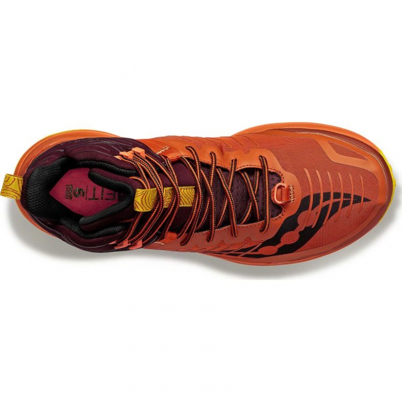 Orange Saucony Ultra Ridge GTX Men's Trail Running Shoes | PHILIPPINES-OWN