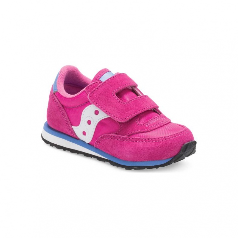 Pink Saucony Baby Jazz Hook & Loop Little Kids' Sneakers | PHILIPPINES-MDW