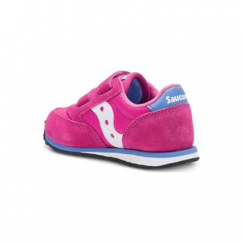 Pink Saucony Baby Jazz Hook & Loop Little Kids' Sneakers | PHILIPPINES-MDW