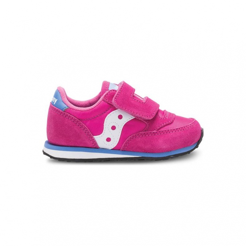 Pink Saucony Baby Jazz Hook & Loop Little Kids\' Sneakers | PHILIPPINES-MDW