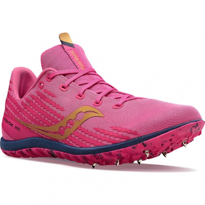 Pink Saucony Havok XC 3 Men's Spikes | PHILIPPINES-MEG