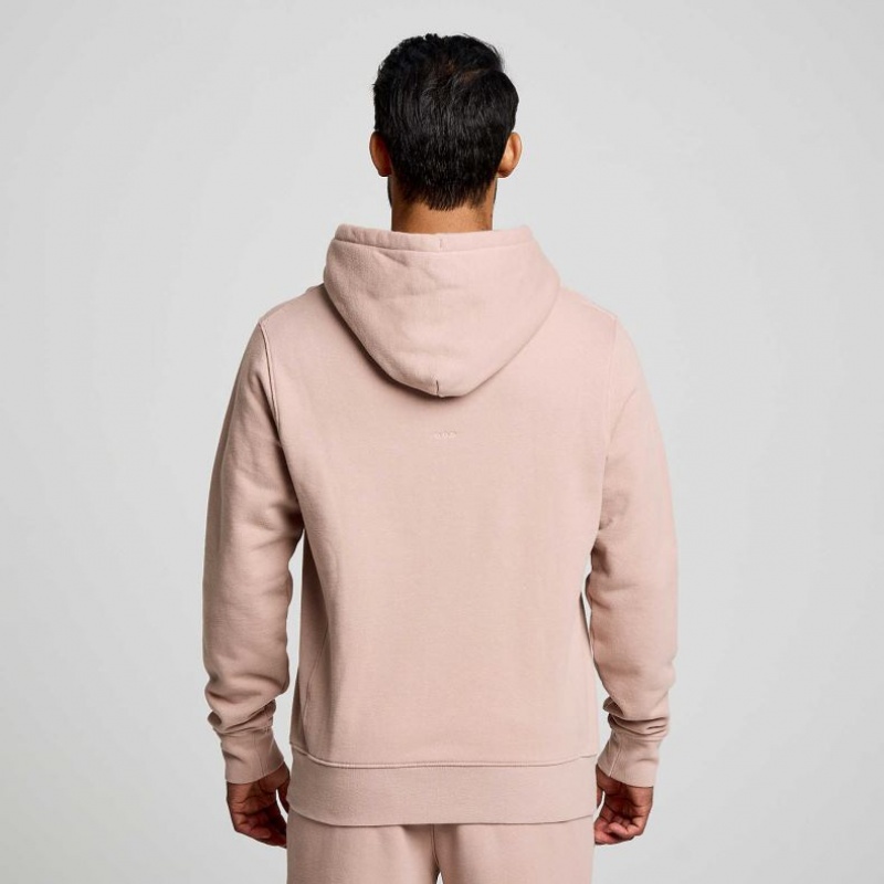 Pink Saucony Recovery Men's Hoodie | PHILIPPINES-CAJ