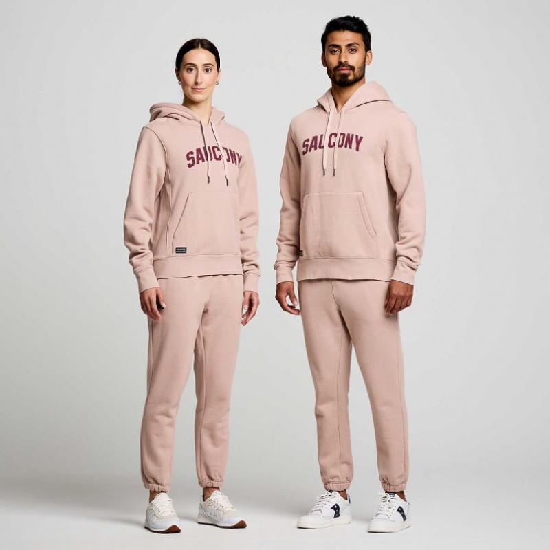 Pink Saucony Recovery Men's Hoodie | PHILIPPINES-CAJ