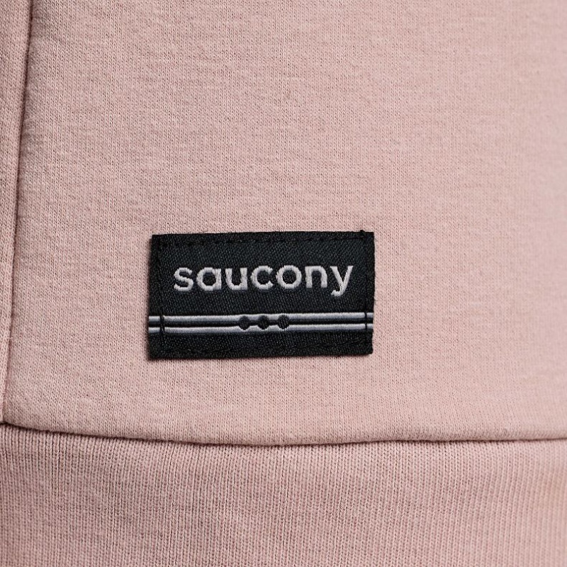 Pink Saucony Recovery Zip Tunic Women's Hoodie | PHILIPPINES-HGR