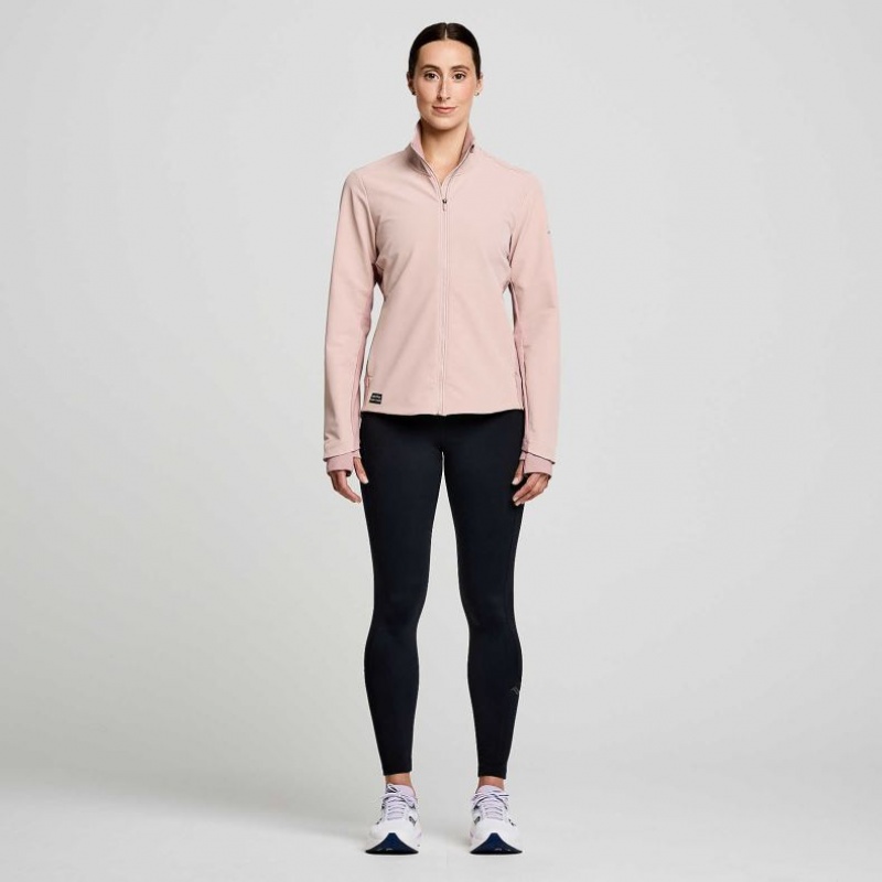 Pink Saucony Triumph Women's Jacket | PHILIPPINES-OWQ