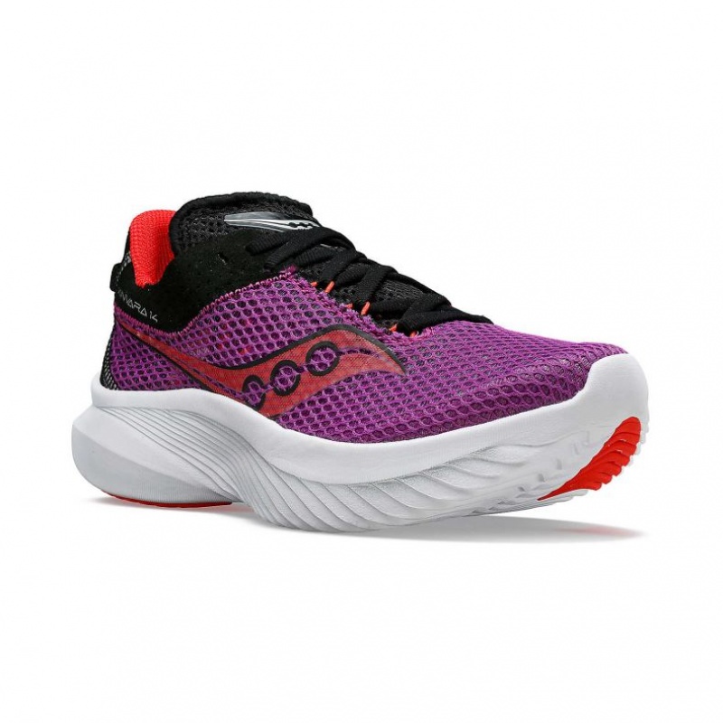 Purple Saucony Kinvara 14 Women's Running Shoes | PHILIPPINES-ATS