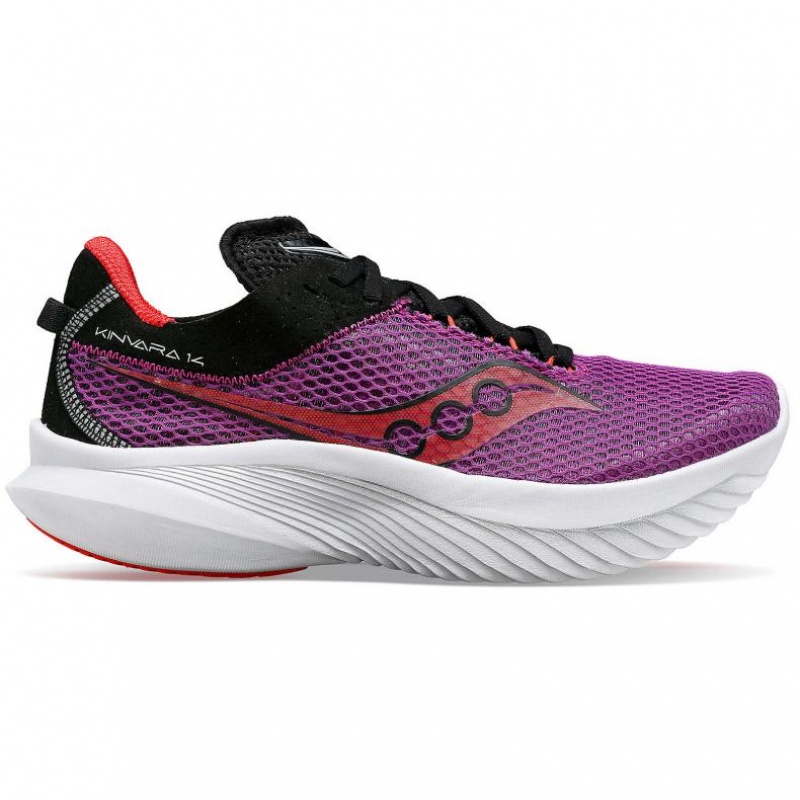 Purple Saucony Kinvara 14 Women\'s Running Shoes | PHILIPPINES-ATS