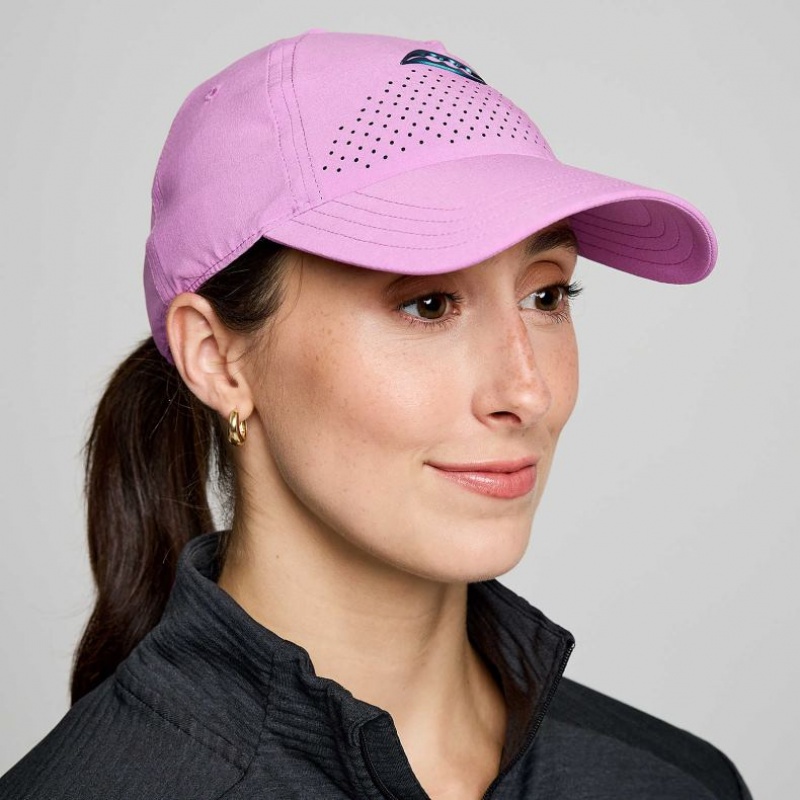 Purple Saucony Outpace Petite Women\'s Hat | PHILIPPINES-WZD