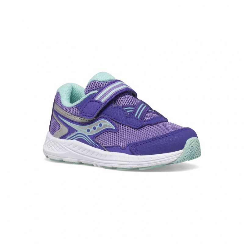 Purple Saucony Ride 10 Jr. Big Kids' Sneakers | PHILIPPINES-GAX