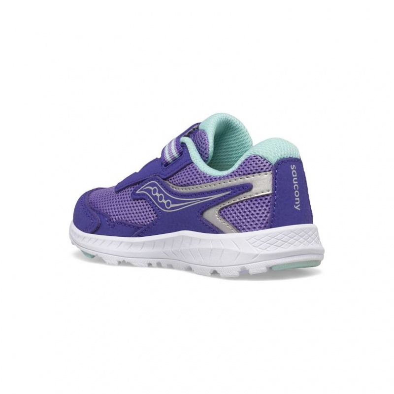 Purple Saucony Ride 10 Jr. Big Kids' Sneakers | PHILIPPINES-GAX