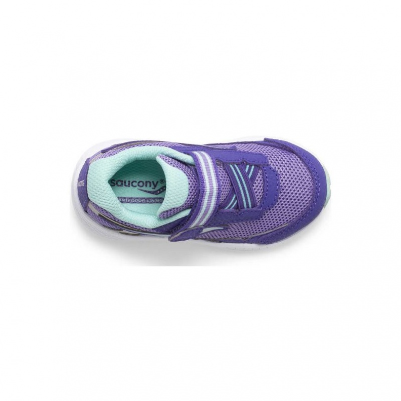 Purple Saucony Ride 10 Jr. Big Kids' Sneakers | PHILIPPINES-GAX