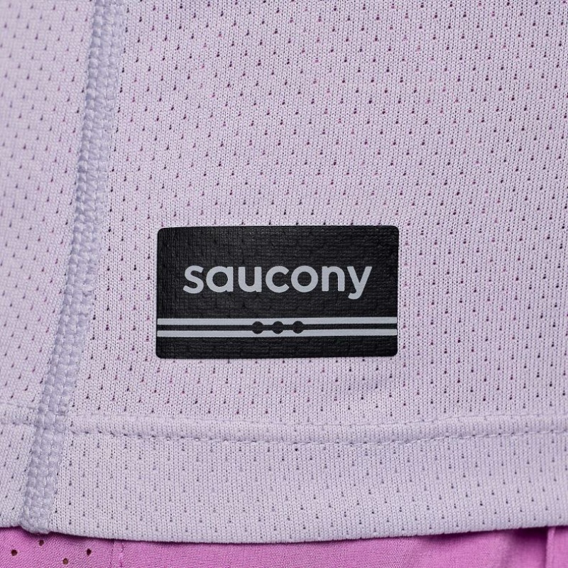 Purple Saucony Stopwatch Women's Singlet | PHILIPPINES-ITA