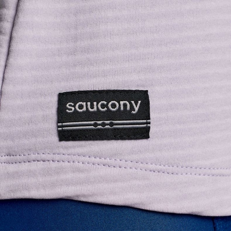 Purple Saucony Triumph 3D Crew Women's Sweatshirt | PHILIPPINES-CAP