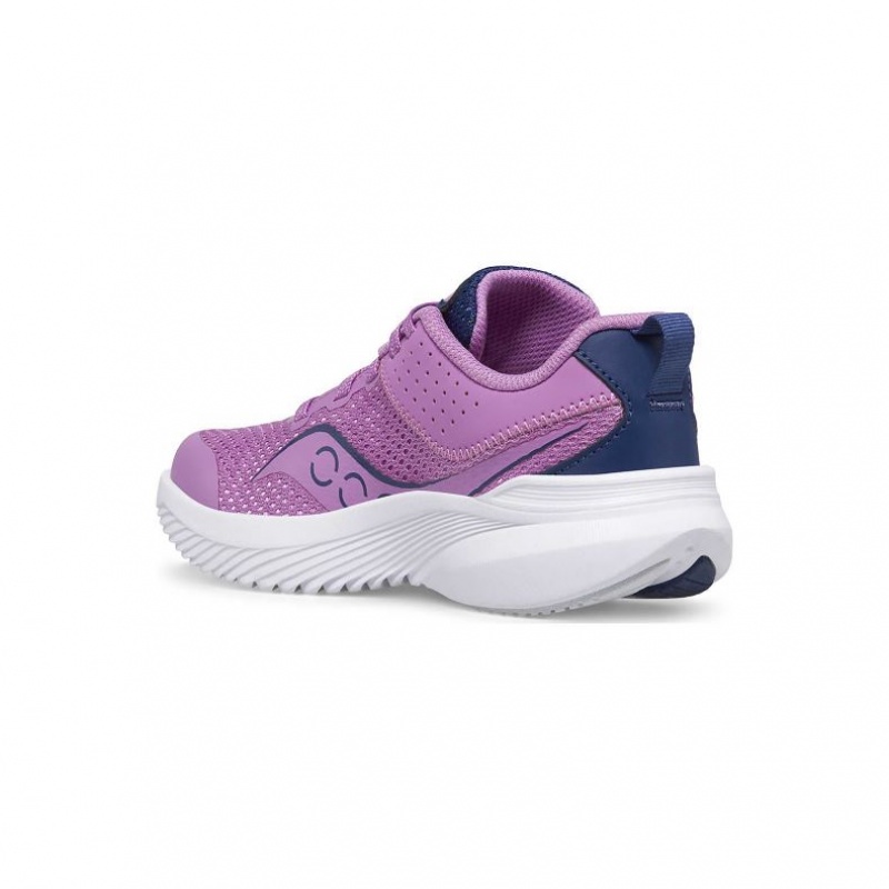 Purple / Indigo Saucony Kinvara 14 Big Kids' Sneakers | PHILIPPINES-KIS