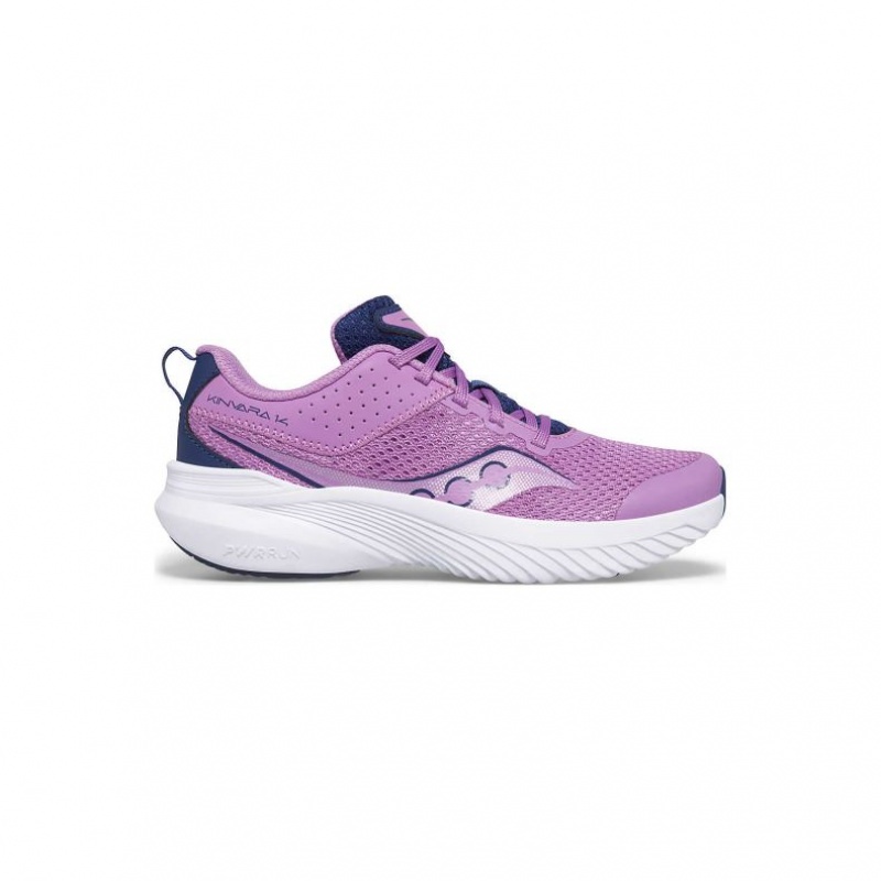 Purple / Indigo Saucony Kinvara 14 Big Kids\' Sneakers | PHILIPPINES-KIS