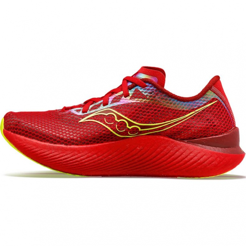 Red Saucony Endorphin Pro 3 Men's Running Shoes | PHILIPPINES-IUY