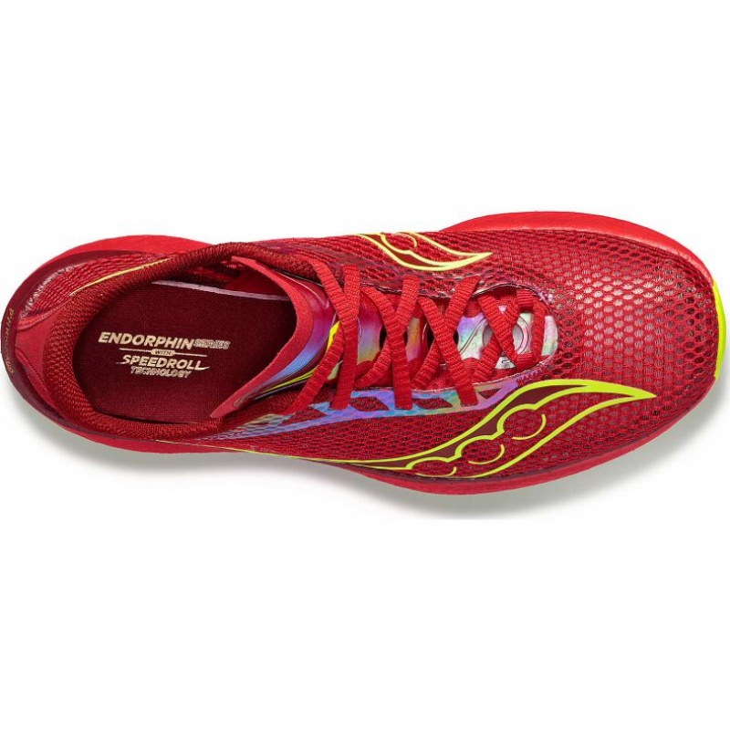 Red Saucony Endorphin Pro 3 Men's Running Shoes | PHILIPPINES-IUY