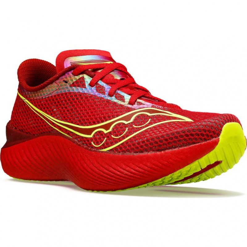 Red Saucony Endorphin Pro 3 Men's Running Shoes | PHILIPPINES-IUY