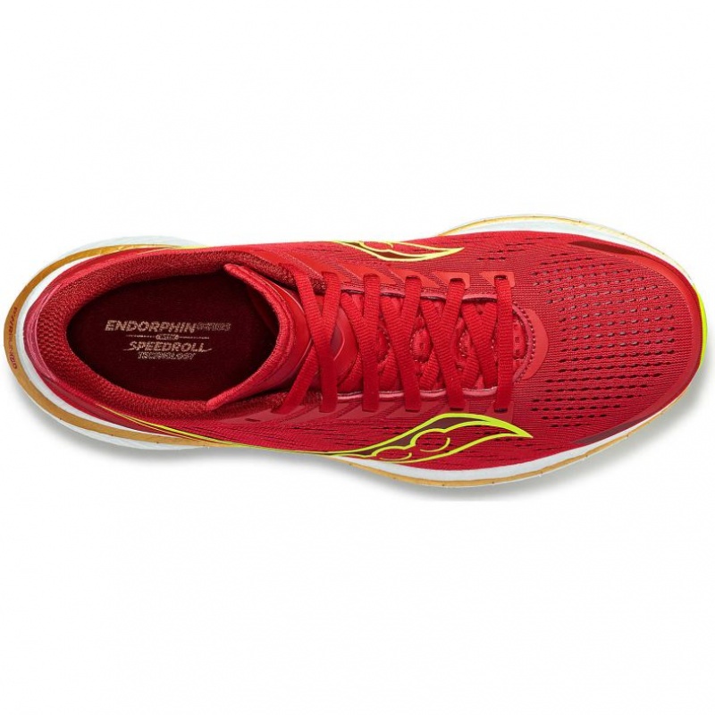 Red Saucony Endorphin Speed 3 Men's Running Shoes | PHILIPPINES-OEZ