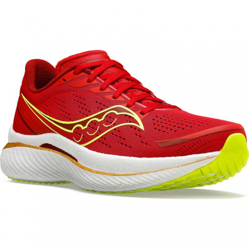 Red Saucony Endorphin Speed 3 Men's Running Shoes | PHILIPPINES-OEZ