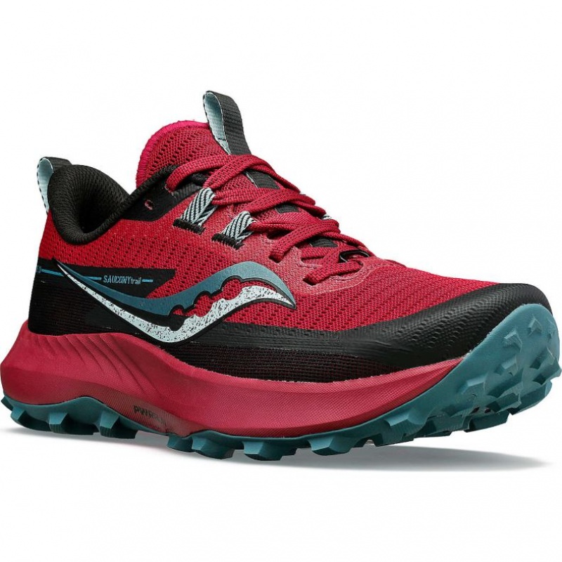 Red Saucony Peregrine 13 Women's Trail Running Shoes | PHILIPPINES-WVC