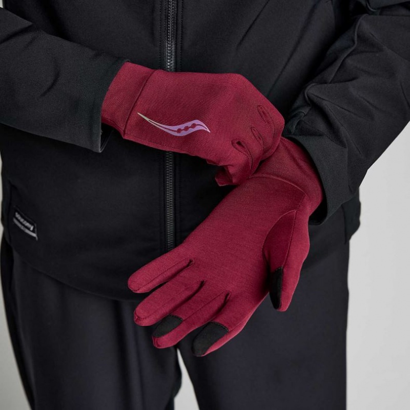 Red Saucony Solstice Men\'s Gloves | PHILIPPINES-AOL