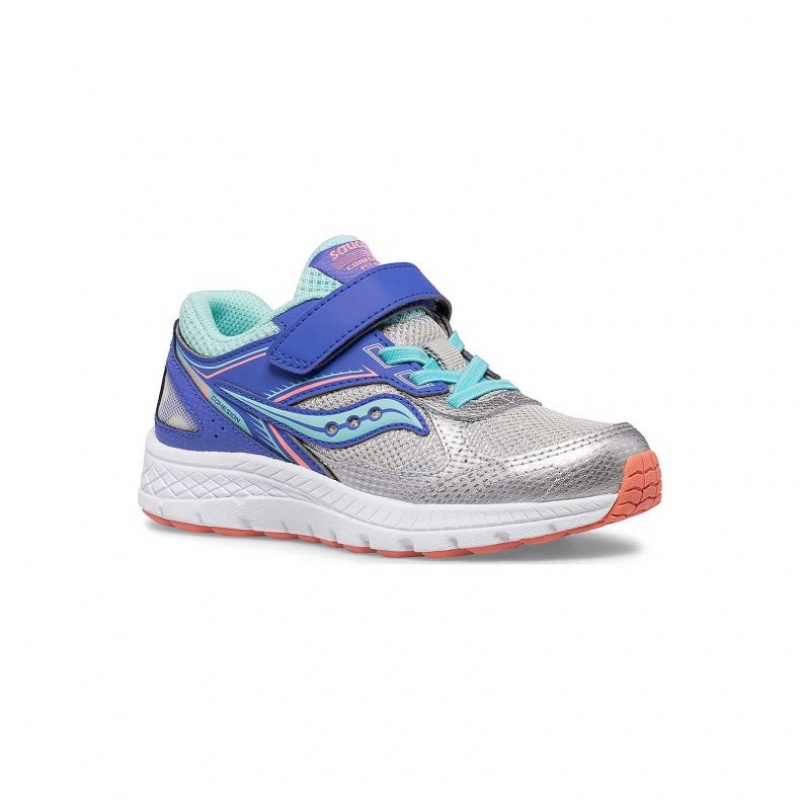 Silver Saucony Cohesion 14 A/C Big Kids' Sneakers | PHILIPPINES-GBE