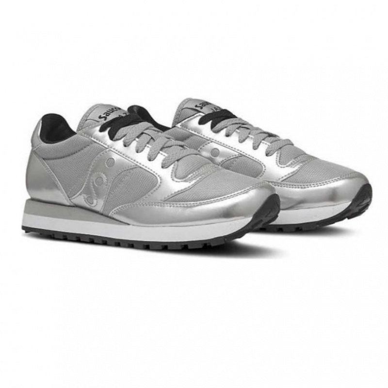 Silver Saucony Jazz Original Women's Sneakers | PHILIPPINES-YUF