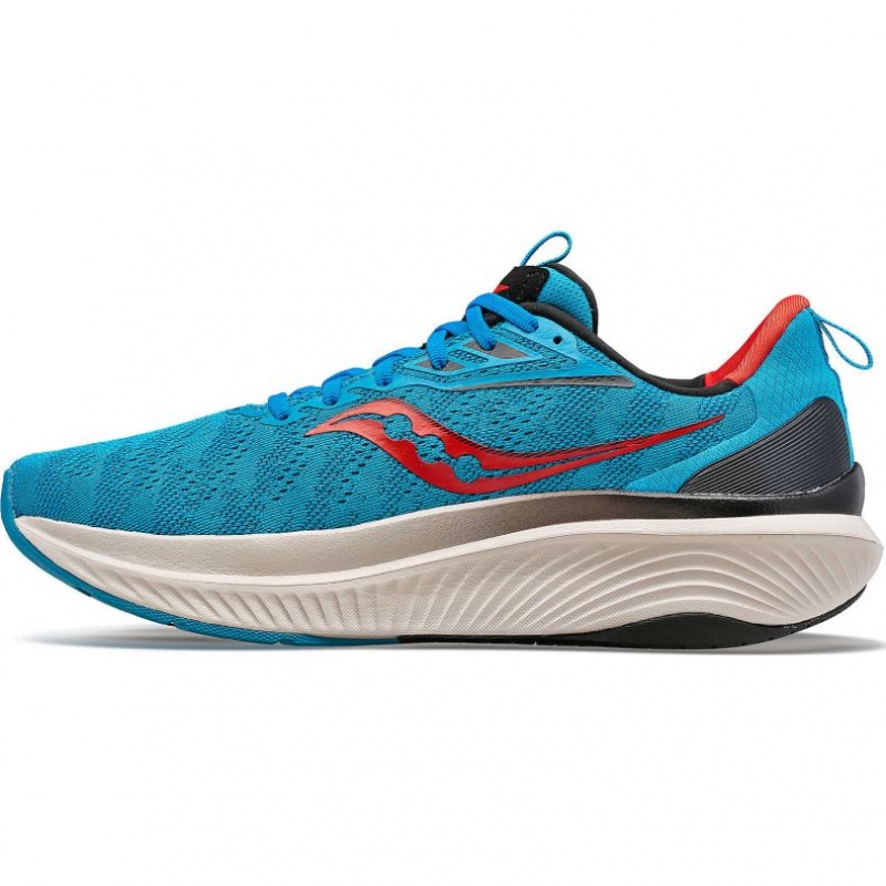 Turquoise Saucony Echelon 9 Men's Running Shoes | PHILIPPINES-ENT