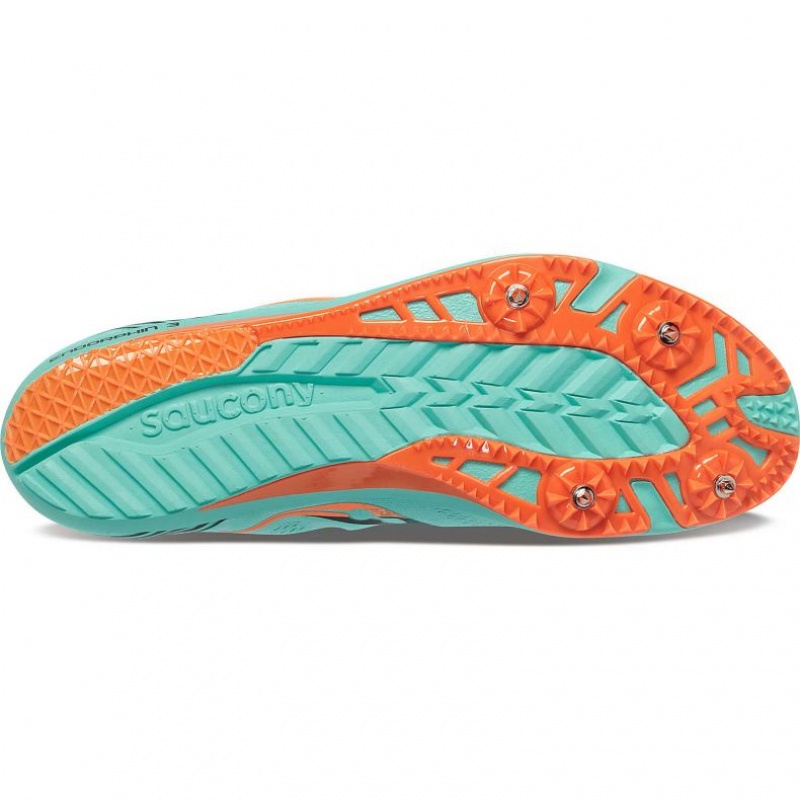 Turquoise Saucony Endorphin 3 Men's Spikes | PHILIPPINES-WTN