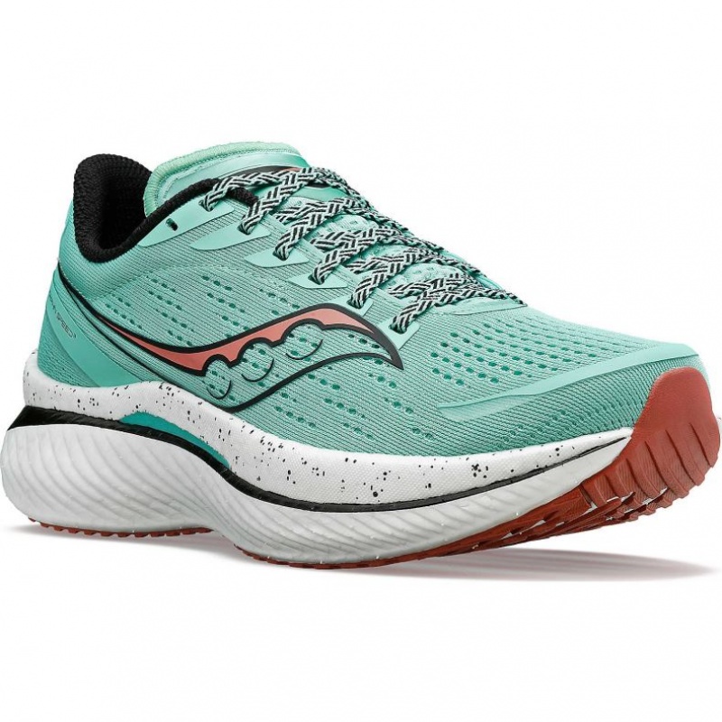 Turquoise Saucony Endorphin Speed 3 Women's Running Shoes | PHILIPPINES-BXI